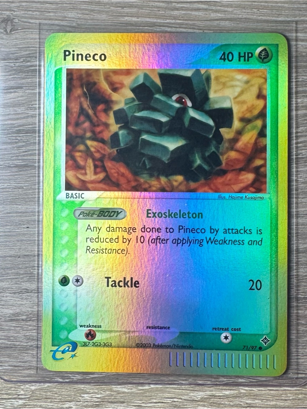 Pineco #71/Pokemon Dragon